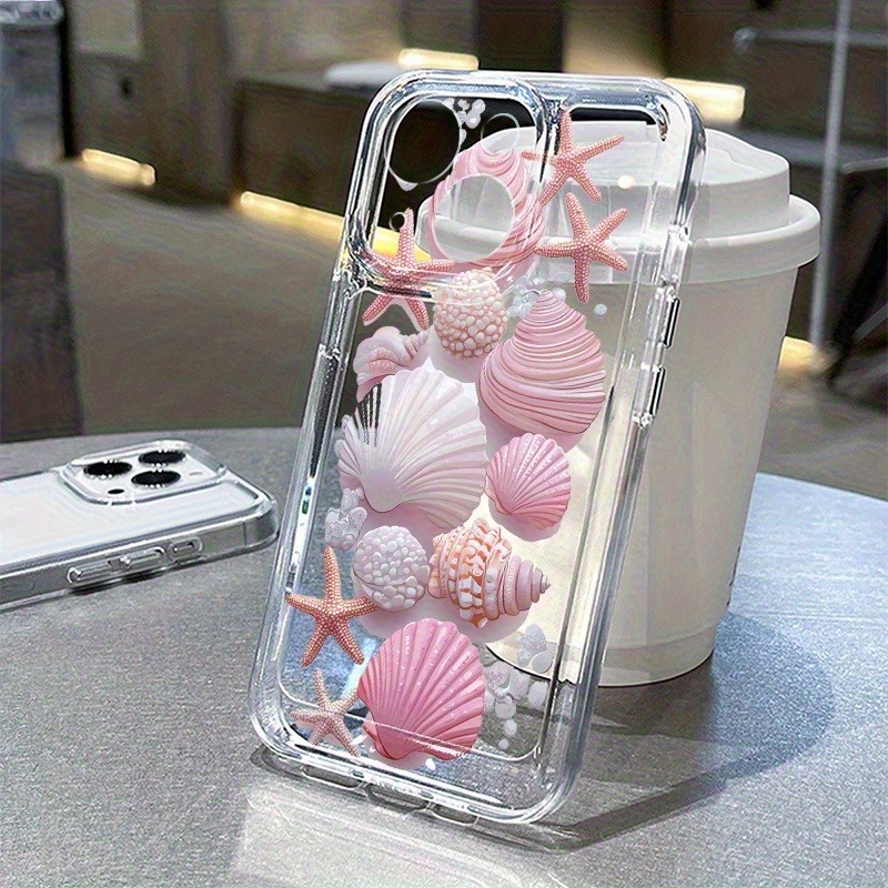 Trendy Pink Seashell Phone Cas - Phone Cases Pink recension och pris