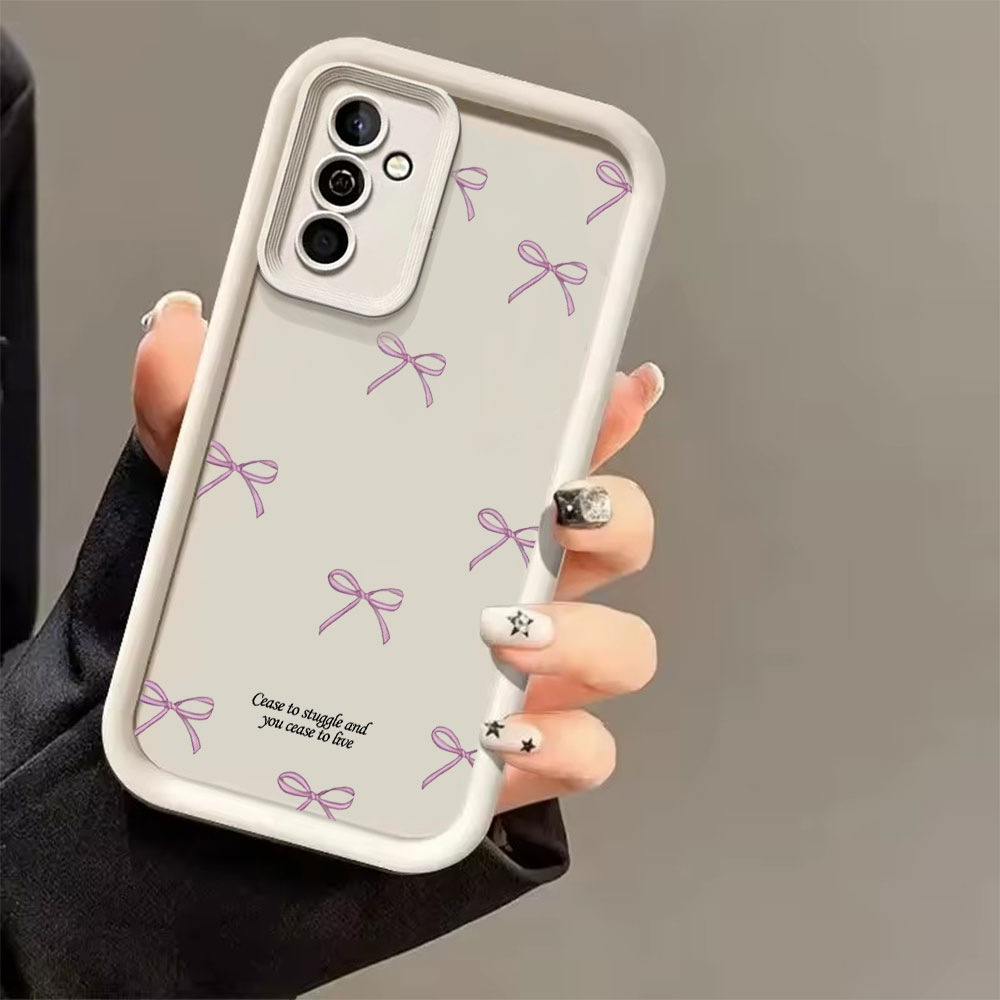 Pink Bow Print Soft TPU Phone  - Phone Cases Pink recension och pris