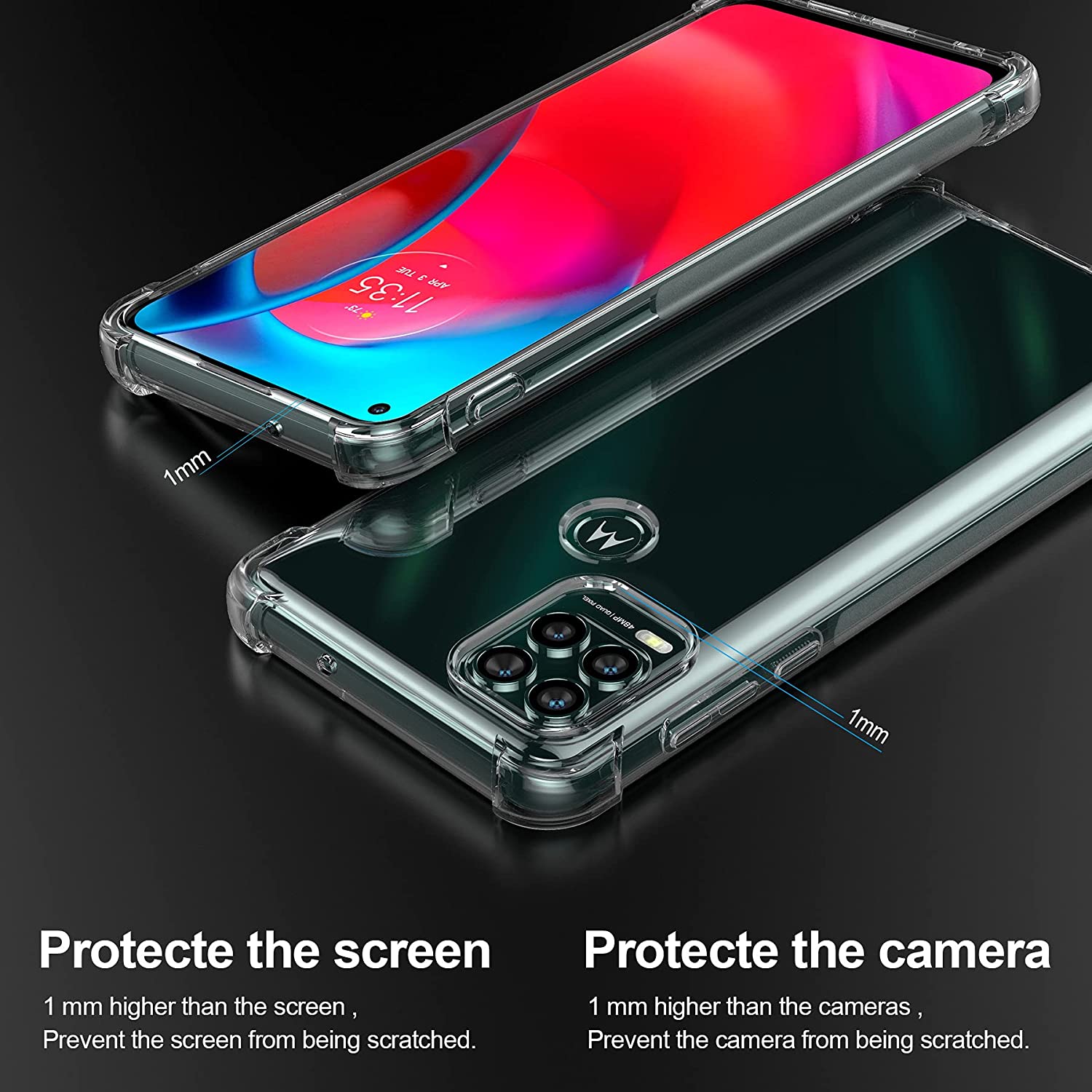 Crystal Clear Anti-slip Anti-S - Phone Cases Moto G recension och pris