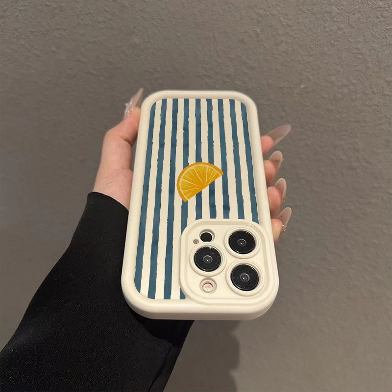 Striped Lemon Slice Pattern Ph - Phone Cases Xr Iphone recension och pris