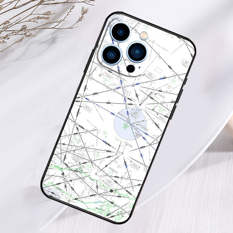 Aviation Chart Accessories Air - Phone Cases Aviation recension och pris