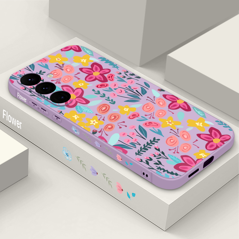 Flowers Floral Pattern Phone C - Phone Cases Samsung S25 Fe recension och pris