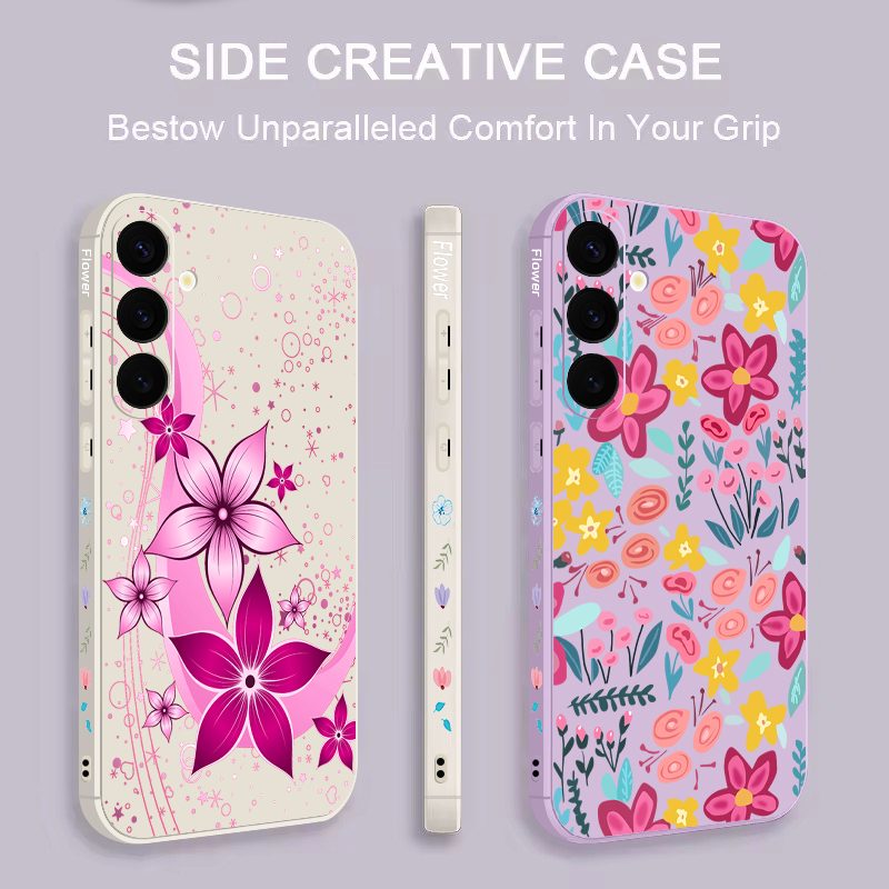 Flowers Floral Pattern Phone C - Phone Cases Samsung S25 Fe recension och pris