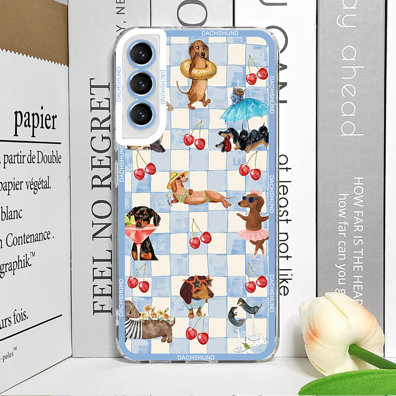 Cute Sausage Dog Phone Case fo - Phone Cases Samsung S25 Fe recension och pris