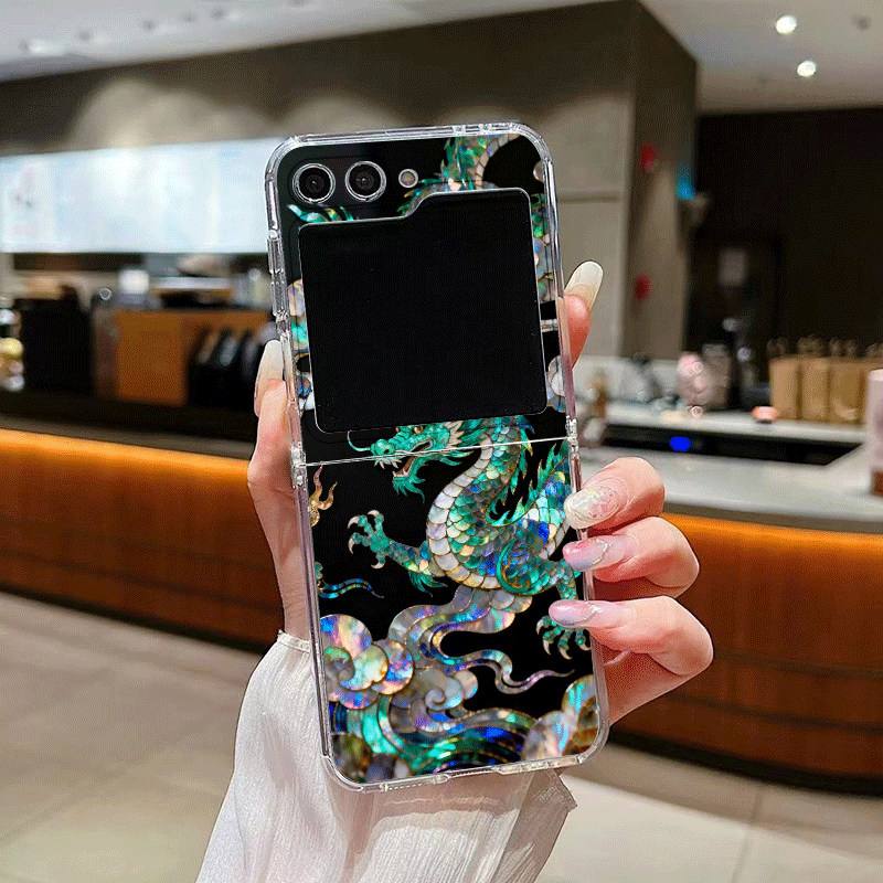 Stylish Tiger Dragon Marble Te - Phone Cases Z Fold 6 recension och pris