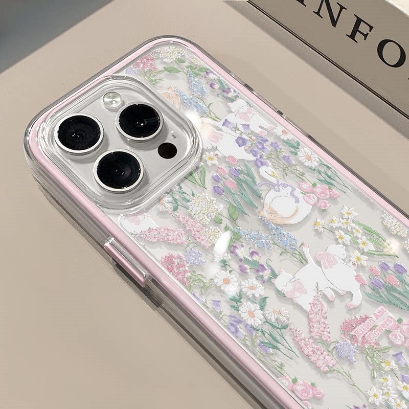 Cute Flower Cat Swan Soft Sili - Phone Cases Xr Cute recension och pris