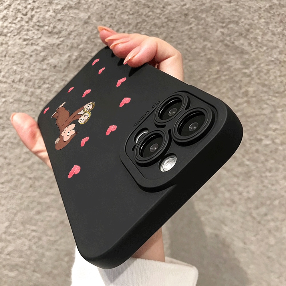 Monkey Pink Heart Phone Case f - Phone Cases Pink recension och pris