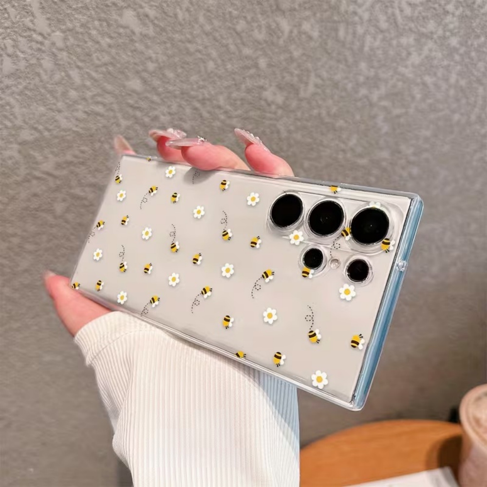 Bee White Flower Phone Case Fo - Phone Cases Samsung S25 Fe recension och pris