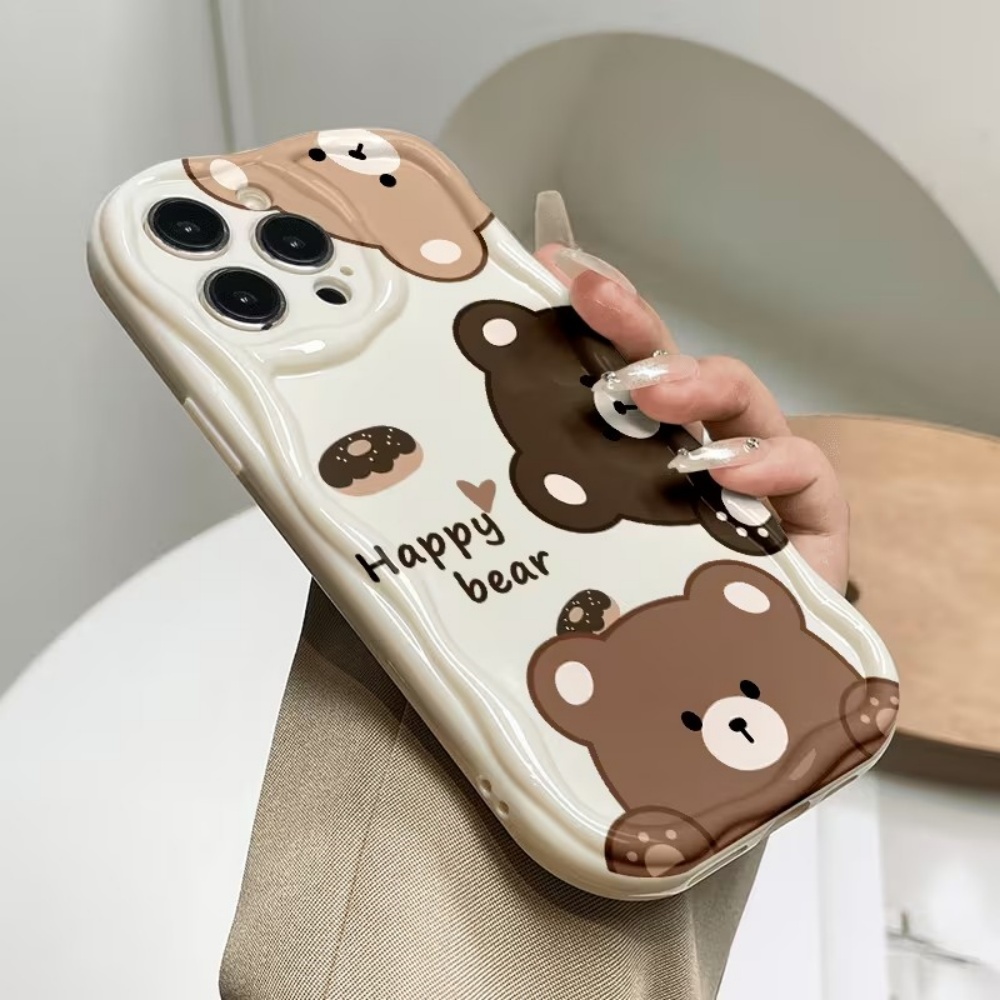Cute Bear Cool Tiger Pattern P - Phone Cases Xr Cute recension och pris