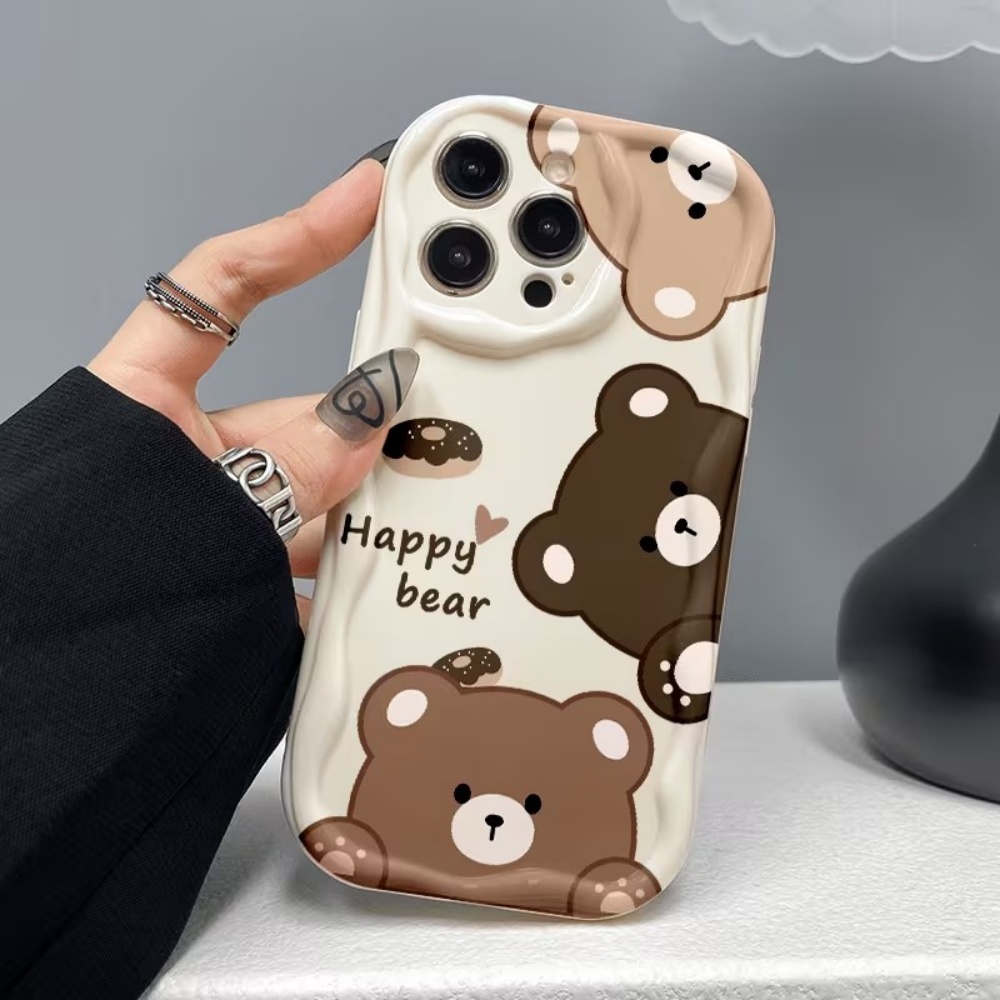 Cute Bear Cool Tiger Pattern P - Phone Cases Xr Cute recension och pris