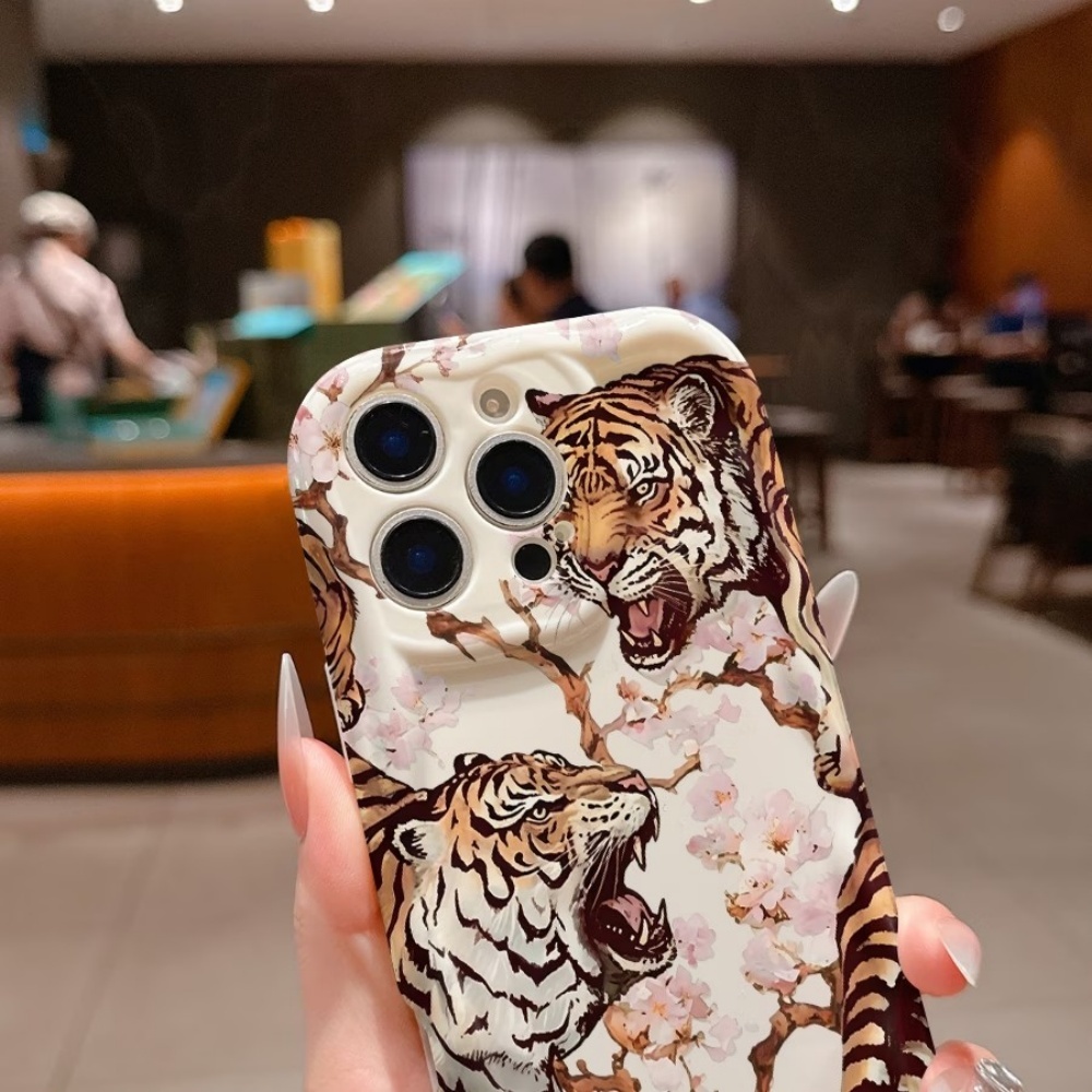 Cute Bear Cool Tiger Pattern P - Phone Cases Xr Cute recension och pris