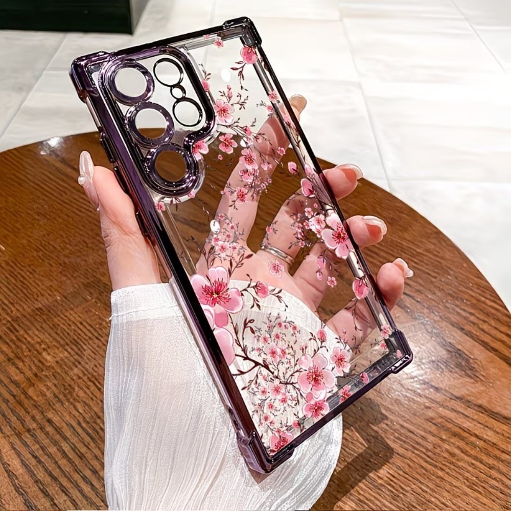 Cherry Blossom Electroplated F - Phone Cases Samsung S25 Fe recension och pris