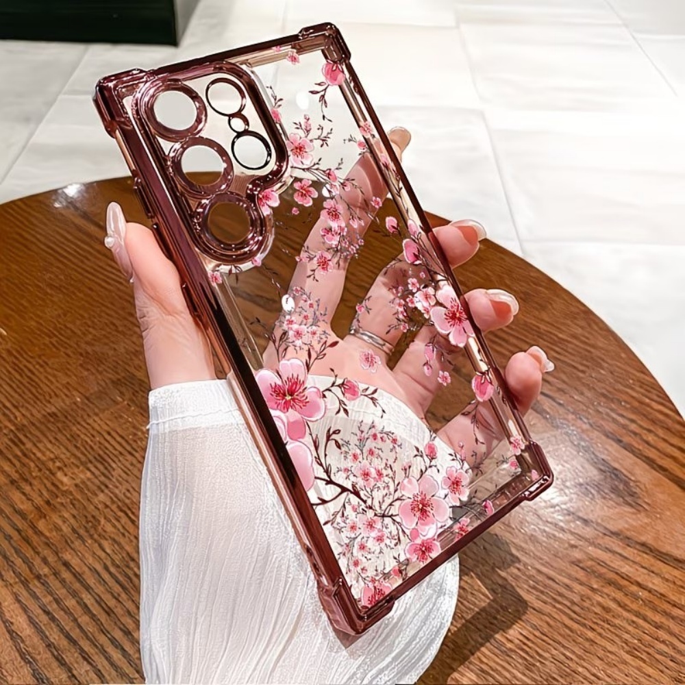 Cherry Blossom Electroplated F - Phone Cases Samsung S25 Fe recension och pris