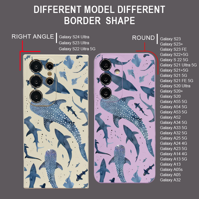 Whale Pattern Lanyard Case For - Phone Cases Samsung A14 recension och pris