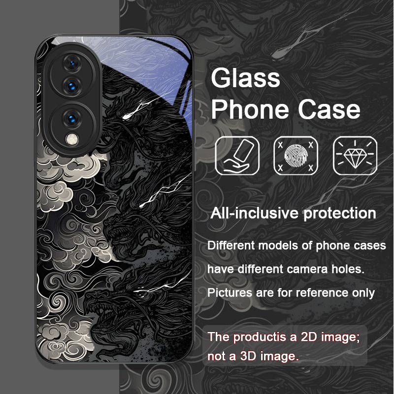 Aesthetic Cool Black Dragon Pr - Phone Cases Aesthetic recension och pris