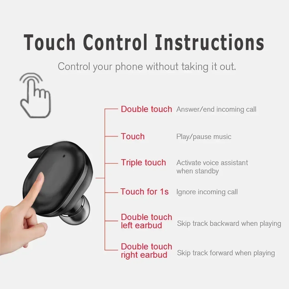 Y30 TWS Bluetooth Earphones 5. - Phone Cases Pk recension och pris