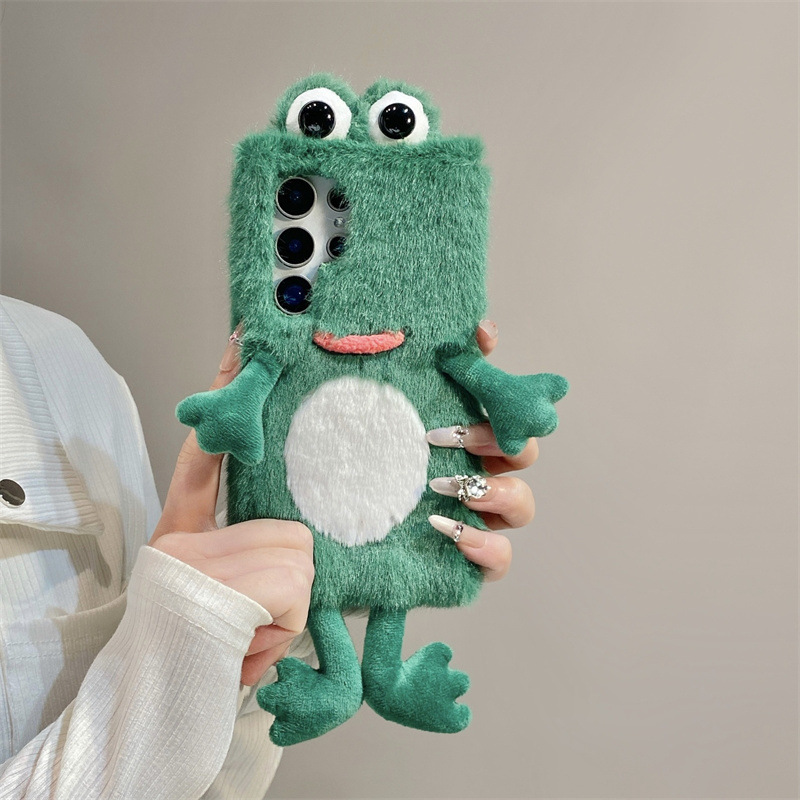 Plush Frog Phone Case, Cute Gr - Phone Cases Samsung S23 recension och pris