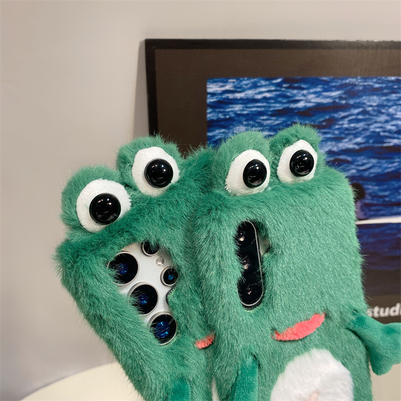 Plush Frog Phone Case, Cute Gr - Phone Cases Samsung S23 recension och pris