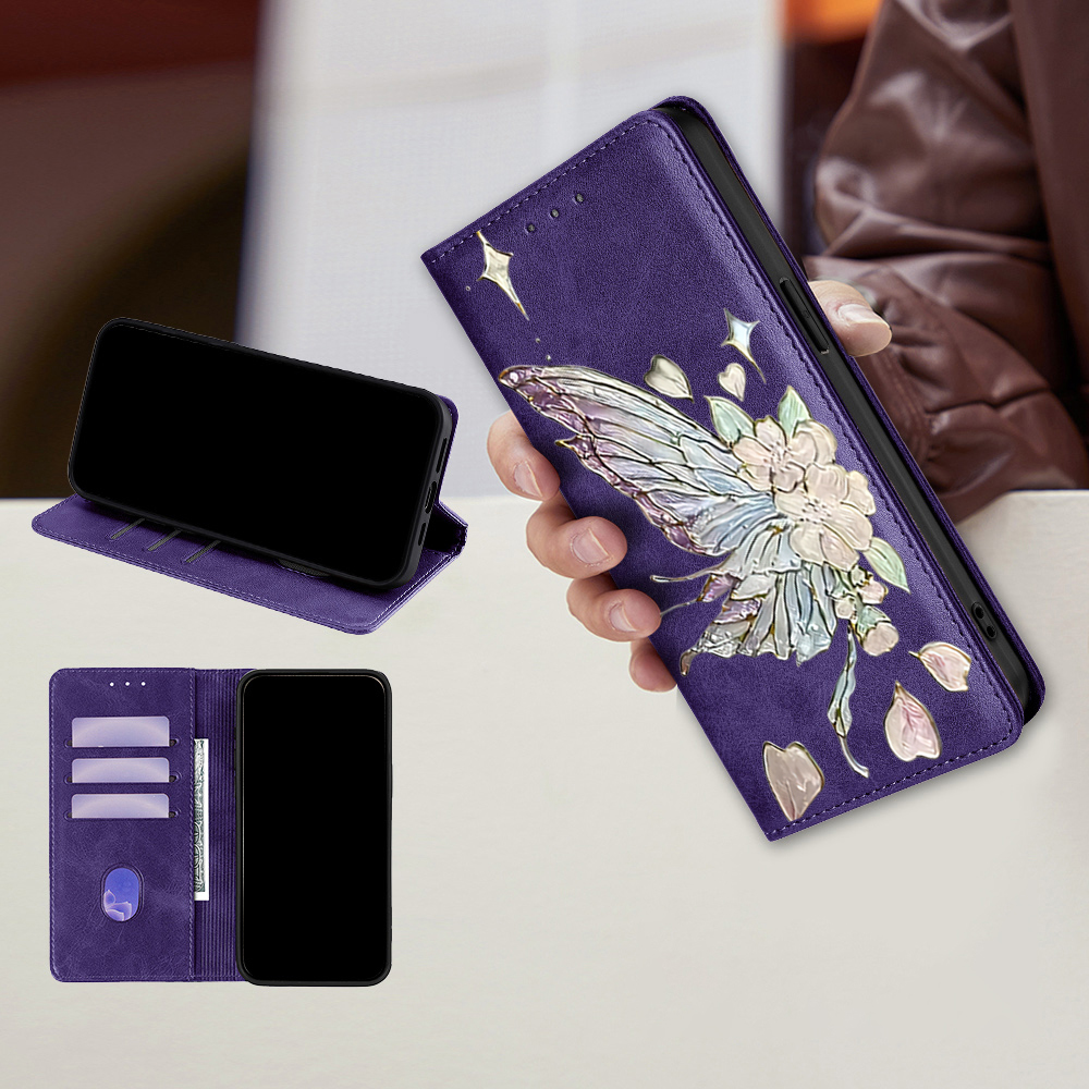Painted Magnetic Flip Leather  - Phone Cases Samsung S23 recension och pris