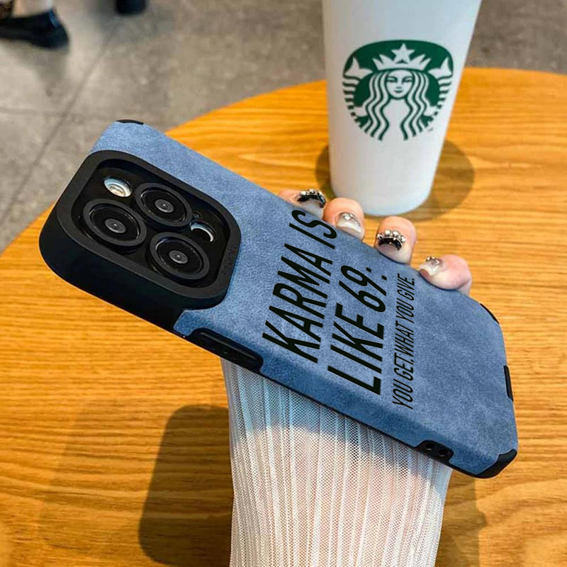 Karma Is Like 69 Slogan Phone  - Phone Cases Xr Iphone recension och pris