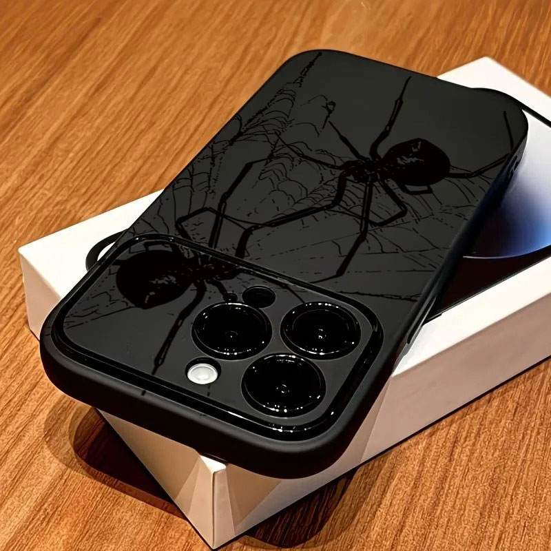Cool Black Spider Pattern Phon - Phone Cases Xr Iphone recension och pris